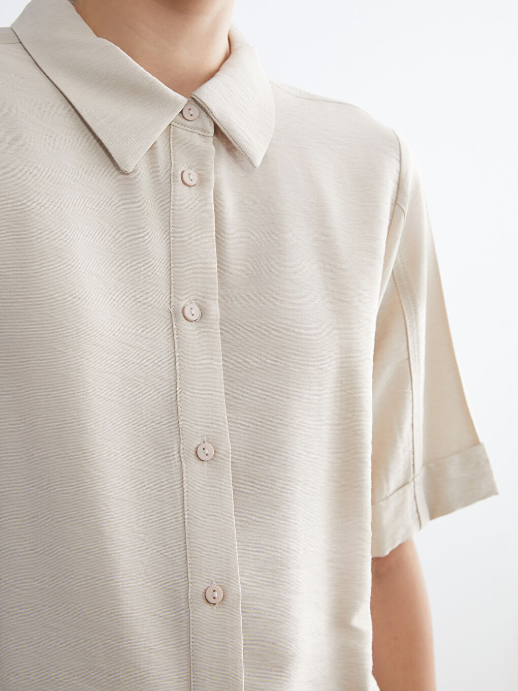 LCWAIKIKI Classic Loose Fit Women's Shirt -W54139Z8-Z4B