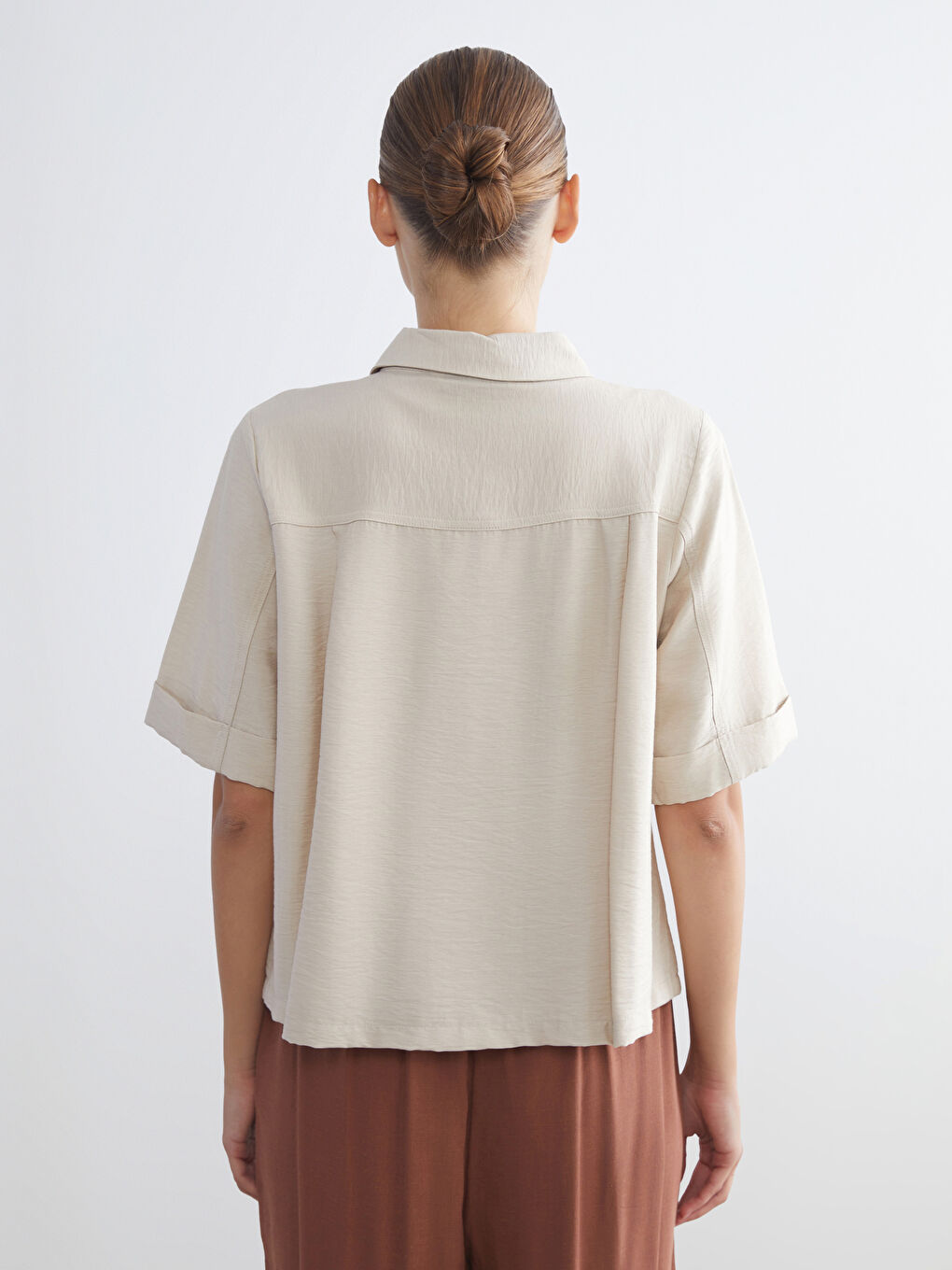 LCWAIKIKI Classic Loose Fit Women's Shirt -W54139Z8-Z4B