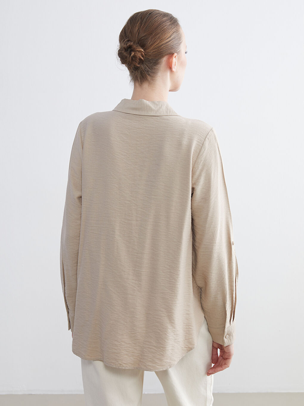 LCWAIKIKI Classic Loose Fit Women's Shirt -W54140Z8-YDK