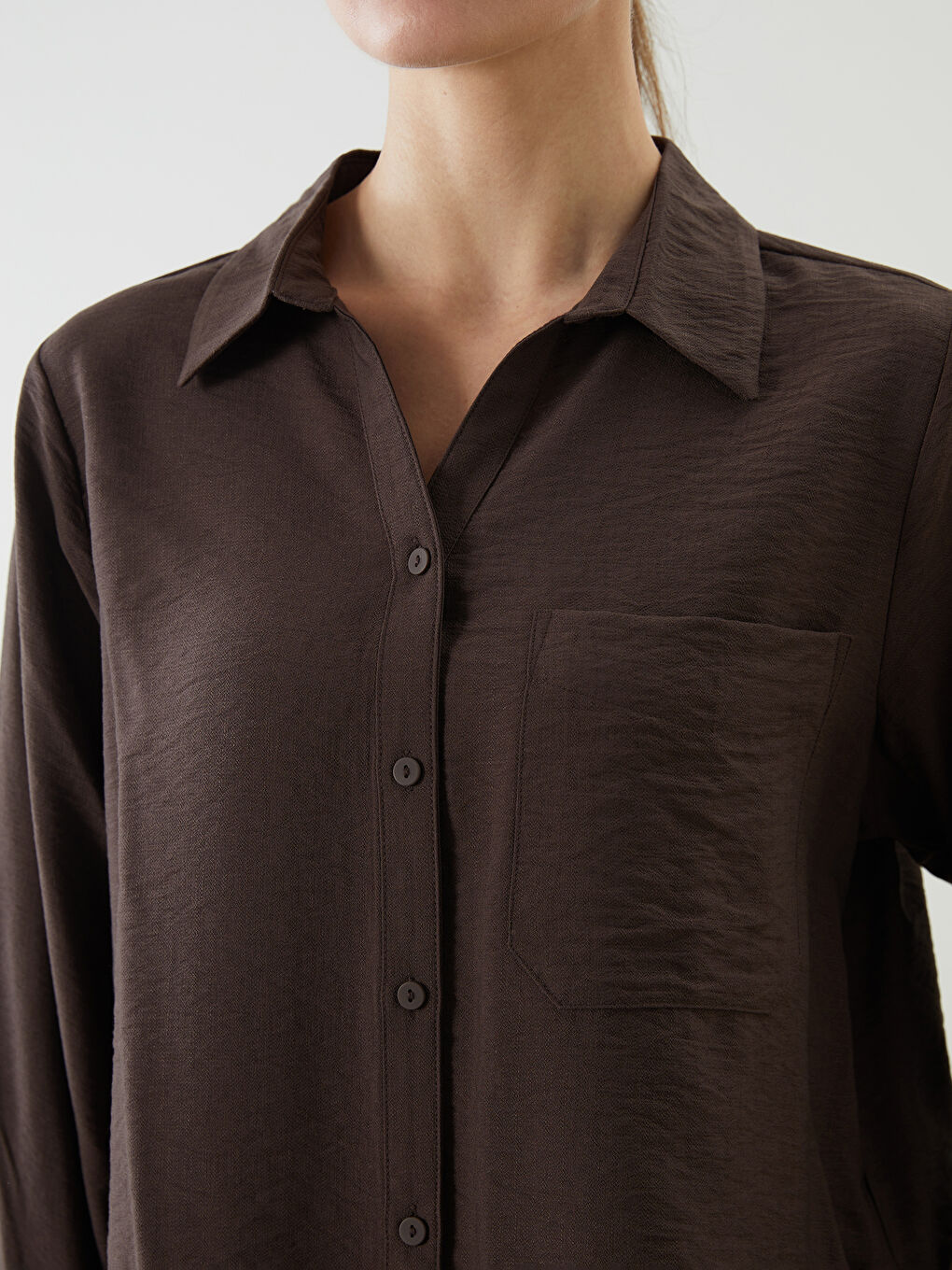 LCWAIKIKI Classic Loose Fit Women's Shirt -W54140Z8-JLD
