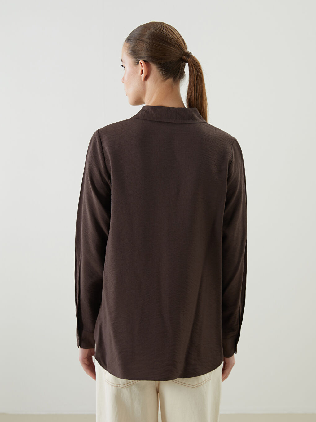 LCWAIKIKI Classic Loose Fit Women's Shirt -W54140Z8-JLD