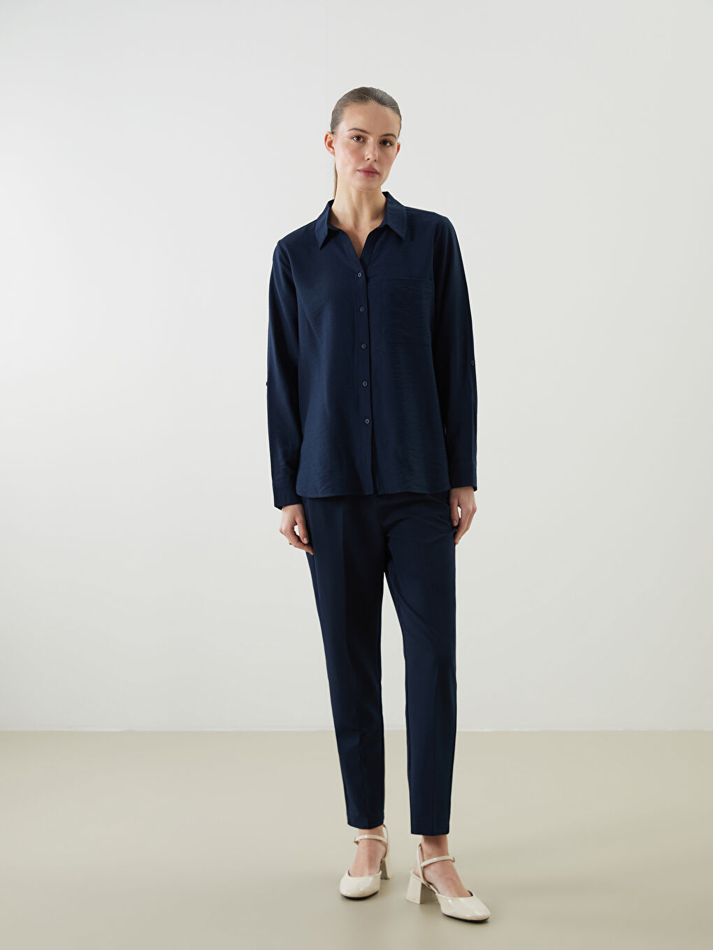 LCWAIKIKI Classic Loose Fit Women's Shirt -W54140Z8-YGH
