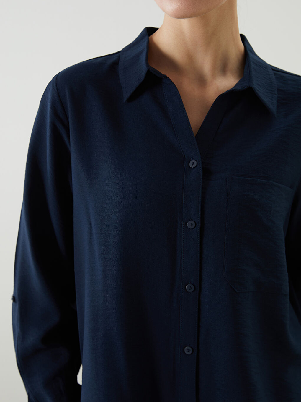 LCWAIKIKI Classic Loose Fit Women's Shirt -W54140Z8-YGH