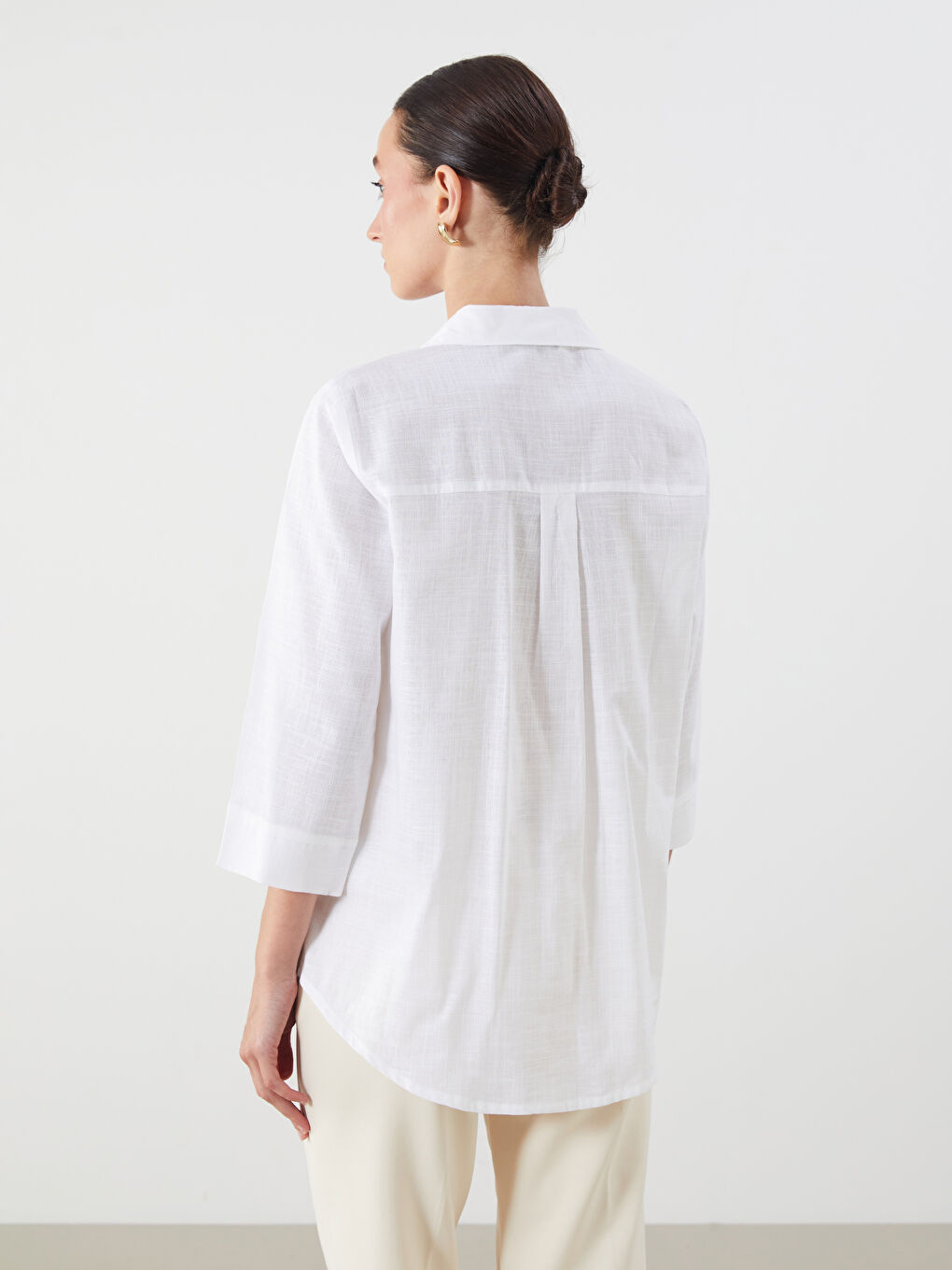 LCWAIKIKI Classic Loose Fit Women's Shirt -W54142Z8-FE8