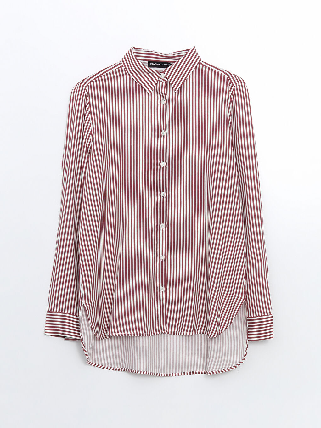 LCWAIKIKI Classic Striped Women's Shirt -W54144Z8-E48