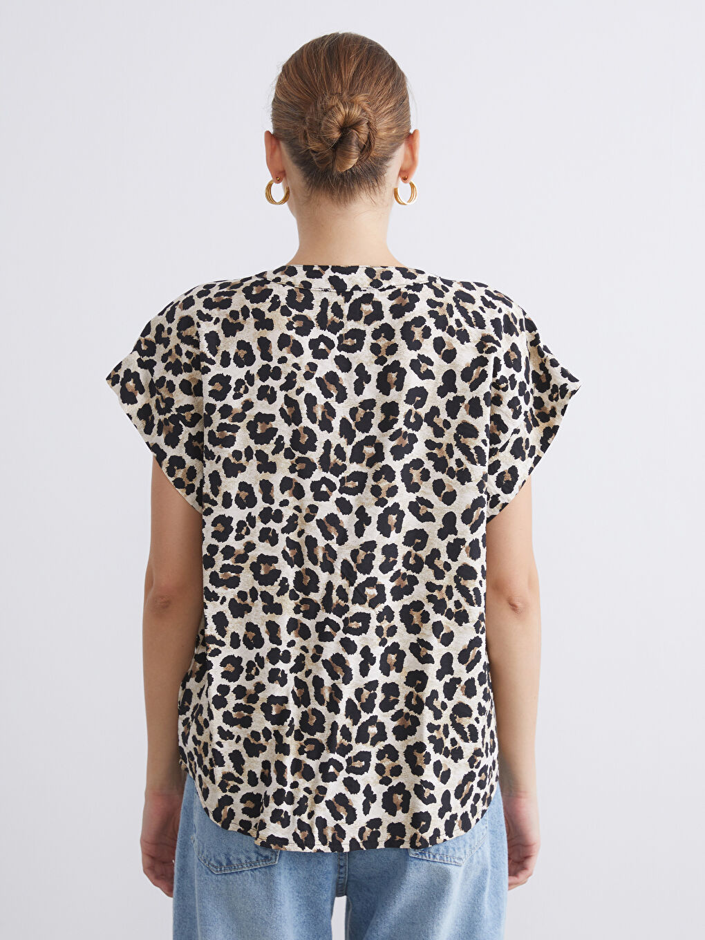 LCWAIKIKI Classic Woman BROWN Blouse -W54148Z8-LQY