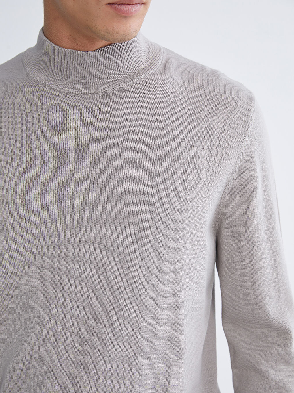 Half Turtleneck Men's Knitwear Sweater-2