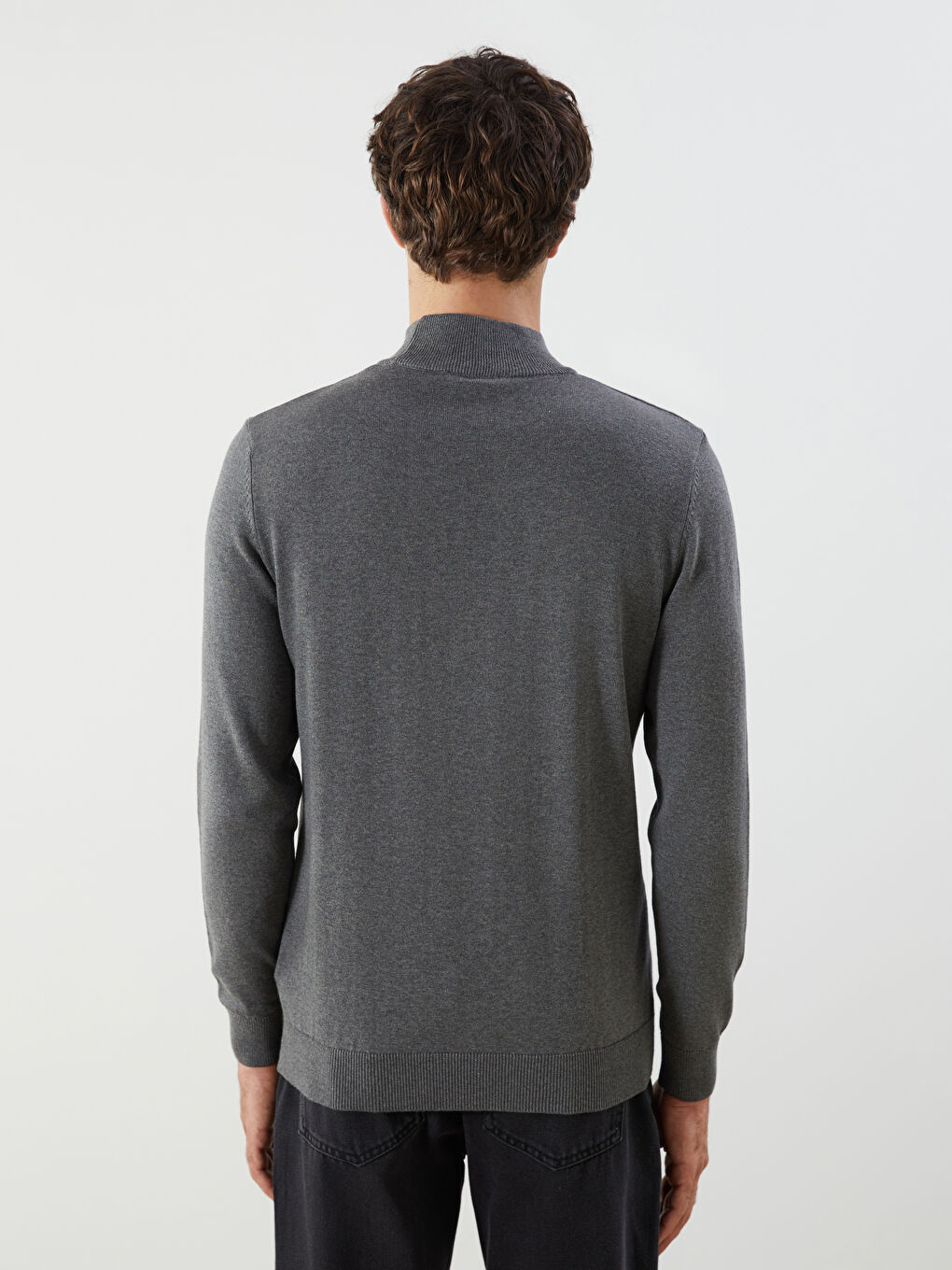 Half Turtleneck Men's Knitwear Sweater-6