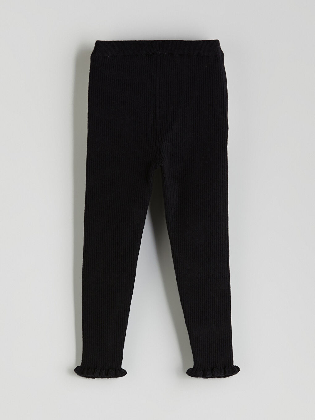 Soft Textured Baby Girl Knitwear Tights with Elastic Waist -W54157Z1-K3W