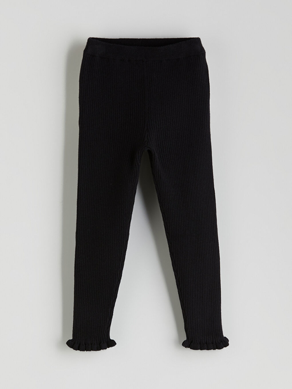 Soft Textured Baby Girl Knitwear Tights with Elastic Waist -W54157Z1-K3W