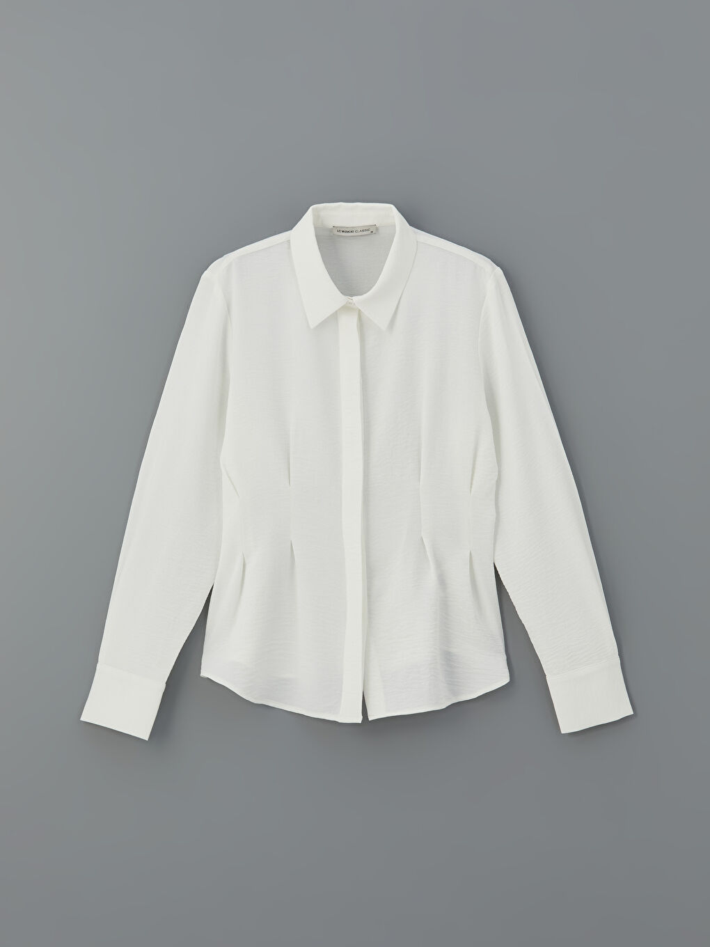 LCWAIKIKI Classic Regular Fit Aerobin Pleated Women's Shirt -W54159Z8-Q6K