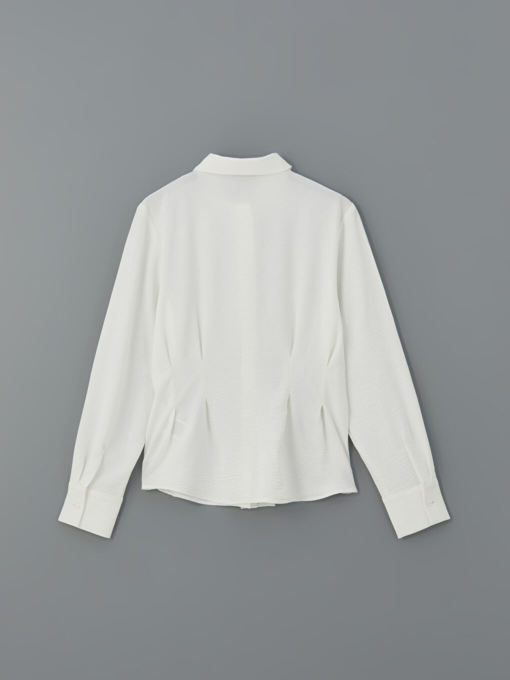 LCWAIKIKI Classic Regular Fit Aerobin Pleated Women's Shirt -W54159Z8-Q6K
