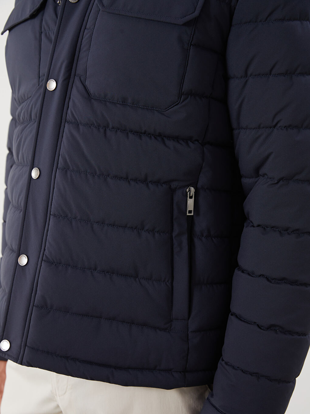 LCWAIKIKI Classic Men's Quilted Puffer Jacket -W54160Z8-RFD