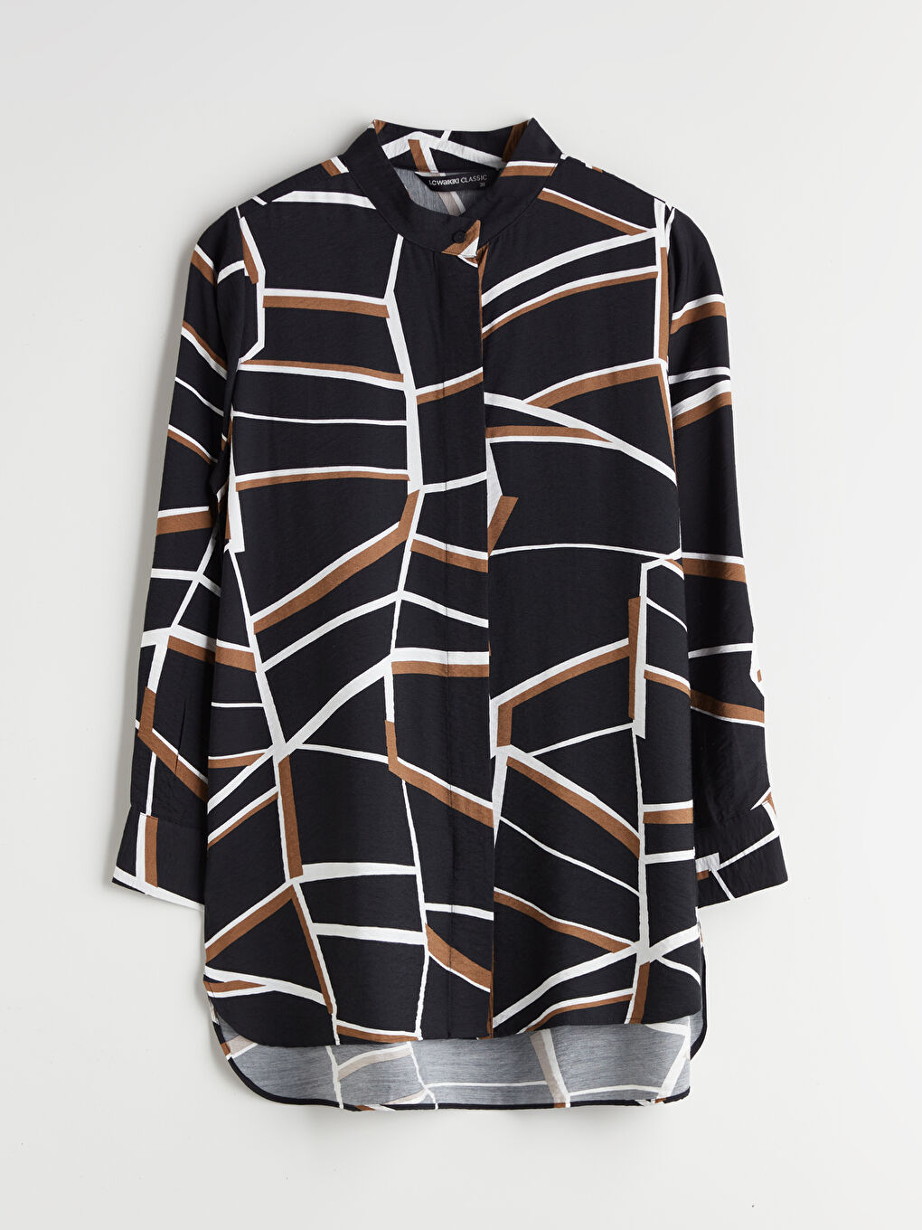 LCWAIKIKI Classic Patterned Women's Shirt Tunic -W54165Z8-LQJ