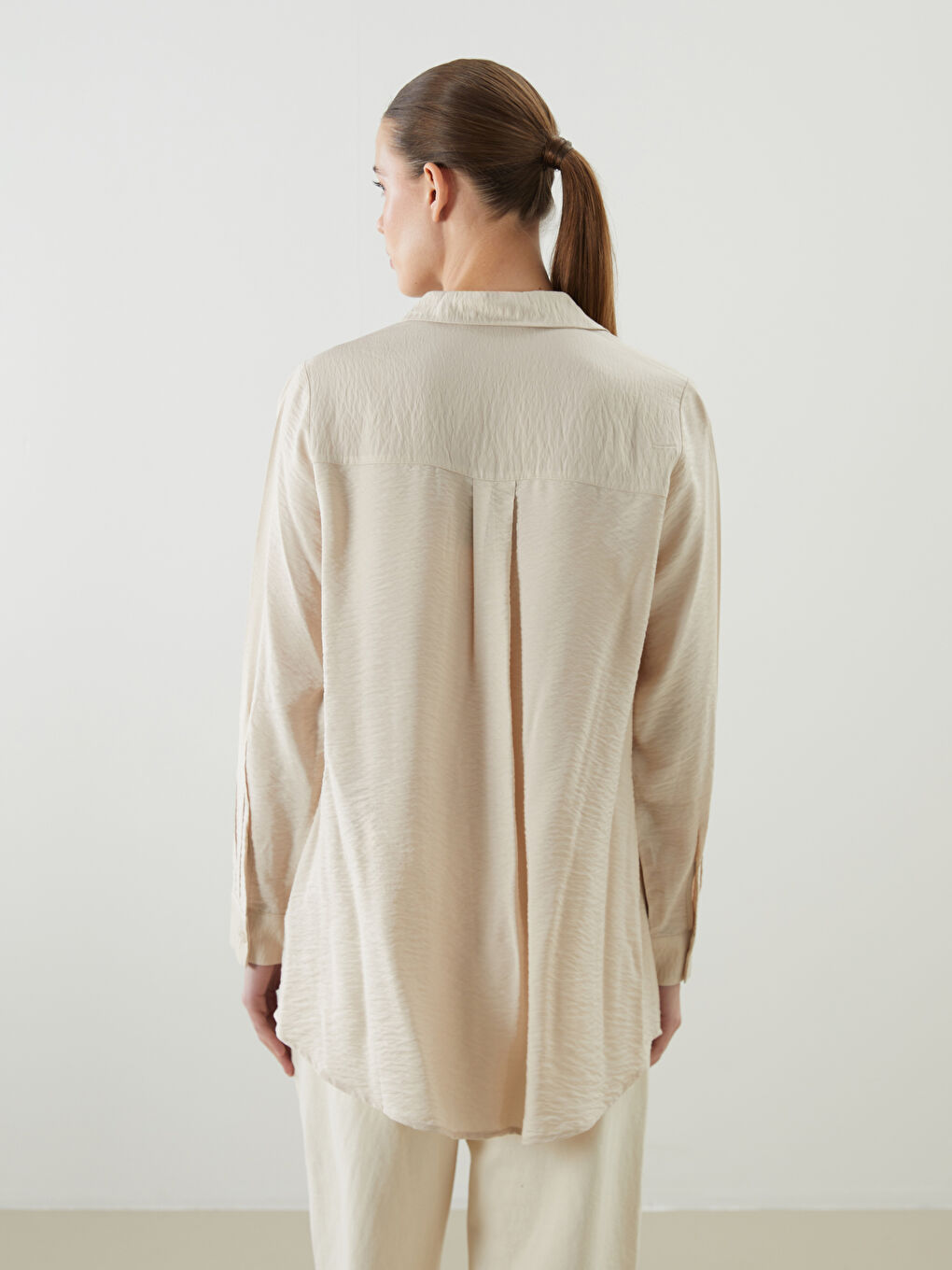 LCWAIKIKI Classic Women's Shirt Tunic -W54168Z8-F0B