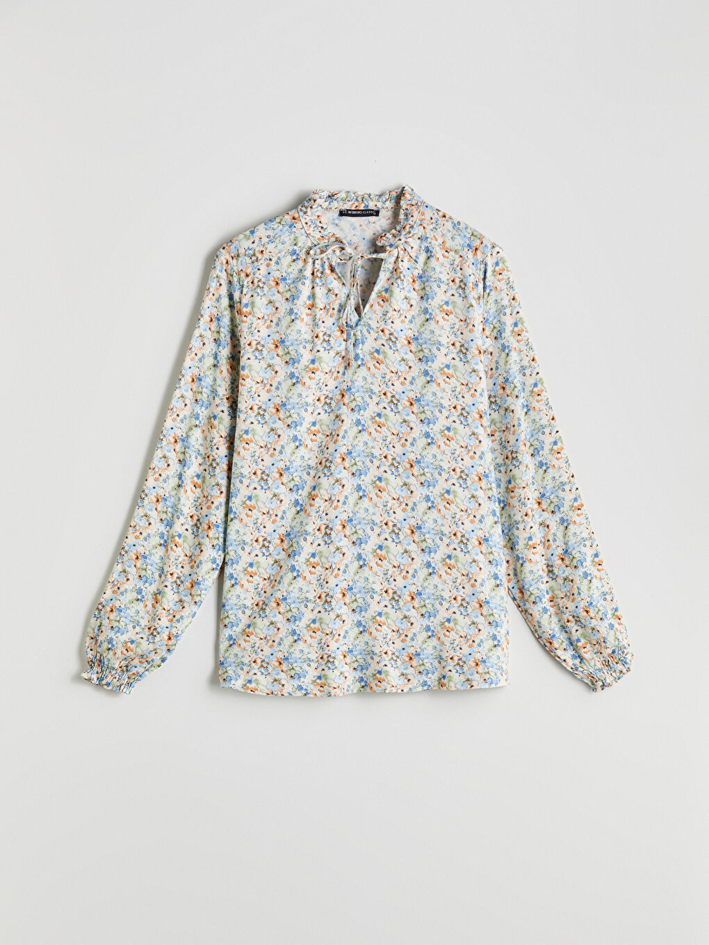 LCWAIKIKI Classic Tie Neck Floral Blouse -W54169Z8-LRR
