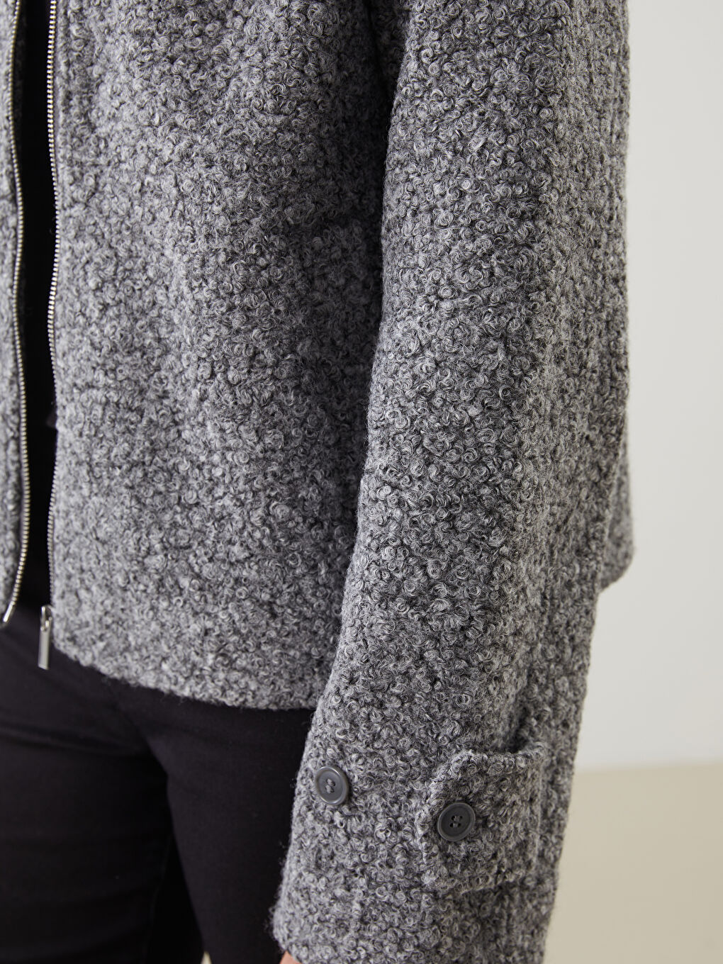 Woman GREY Overcoat-3