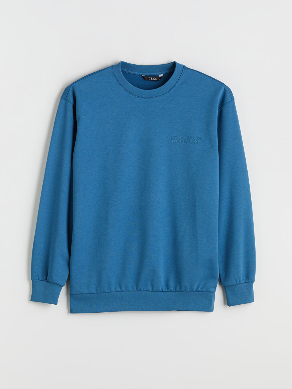 سويت شيرت للرجال مطبوع بياقة دائرية-4