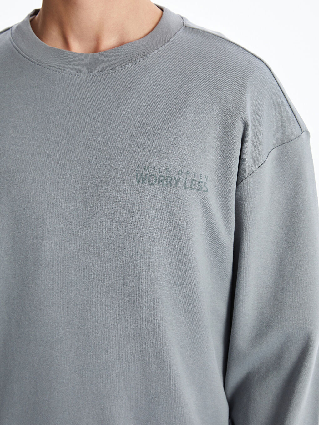 XSIDE Crew Neck Printed Men's Sweatshirt -W54230Z8-ZAF