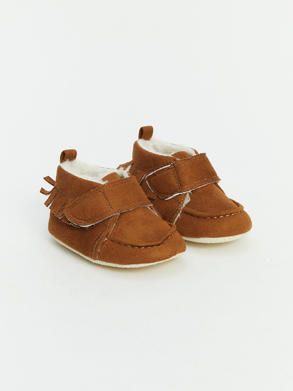 Baby Boy BROWN Pram Shoes