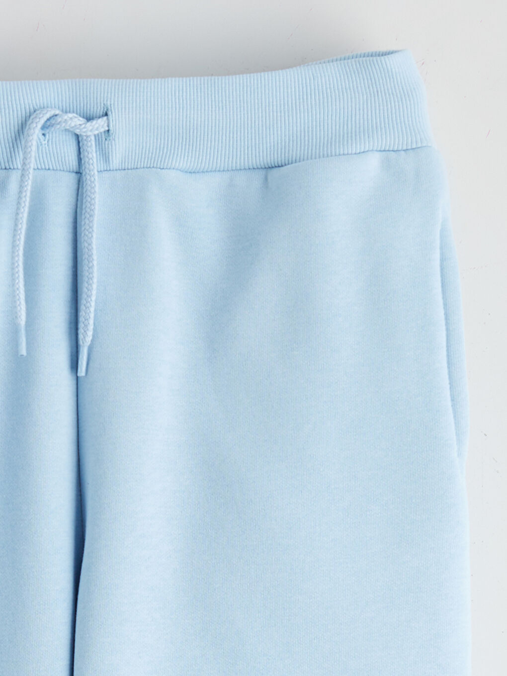 Қыздарға арналған қалың манжеті бар балақ джоггер спорттық шалбары серпімді белдікпен-2