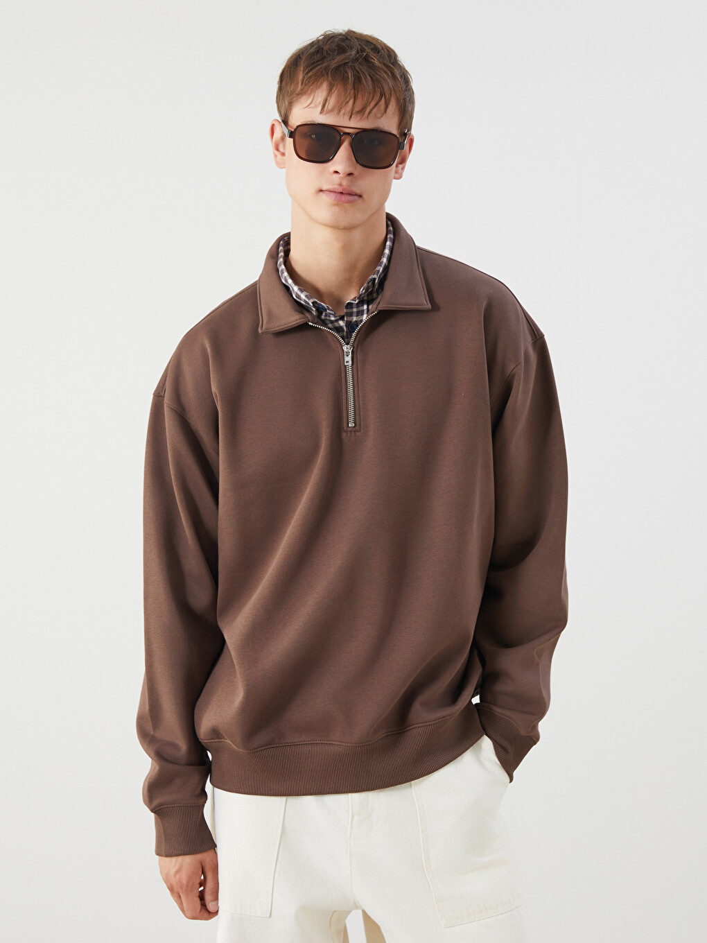 Polo Neck Men's Sweatshirt
