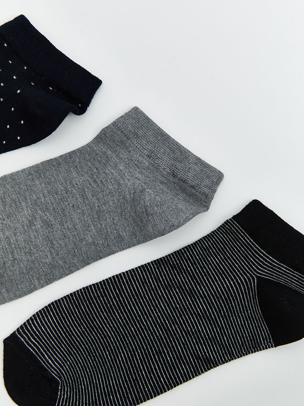 LCW ACCESSORIES Patterned Bamboo Men's Trainer Socks 5 Pack -W54295Z8-K00