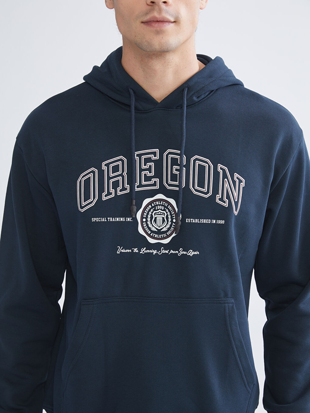 XSIDE Long Sleeve Printed Men's Hoodie -W54318Z8-ZAM