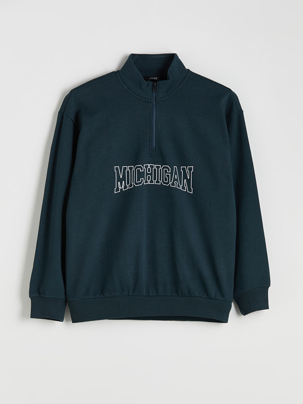 XSIDE Funnel Neck Long Sleeve Printed Men's Sweatshirt -W54319Z8-VGU