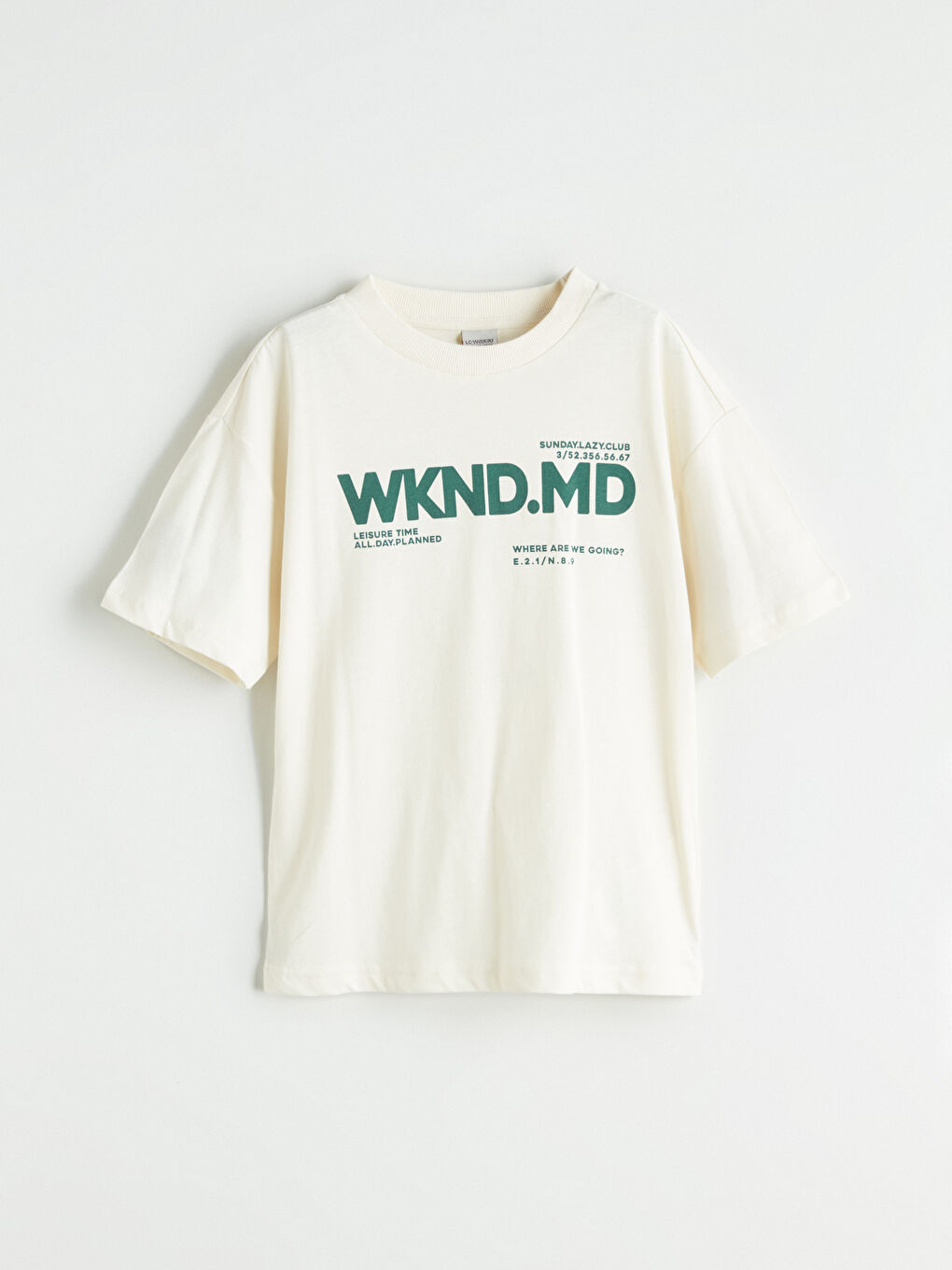 LCW Kids Crew Neck Boys' T-Shirt and Shorts -W54322Z4-FRR
