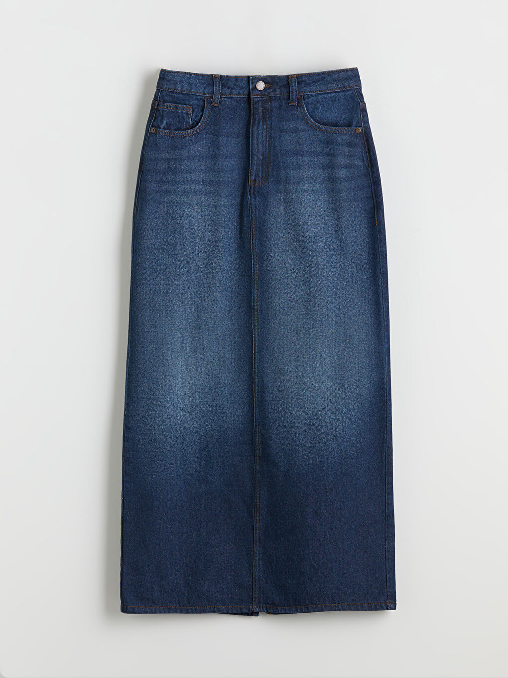 LCW Vision Elasticated Waist Women's Denim Skirt -W54324Z8-309