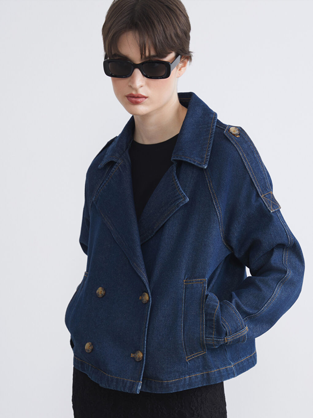 Әйелдер ИНДИГО Джинсы күртеше