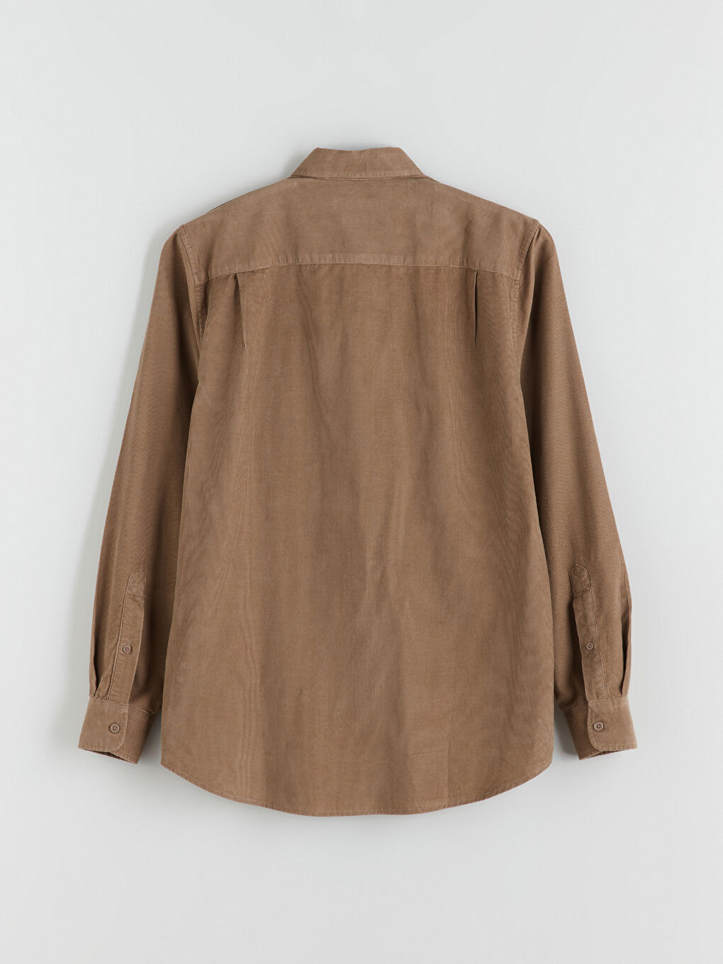 Regular Fit Long Sleeve Velvet Men's Shirt-10