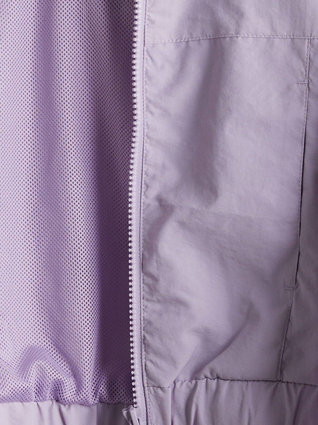 Lila Kapüşonlu Kız Çocuk Yağmurluk-1