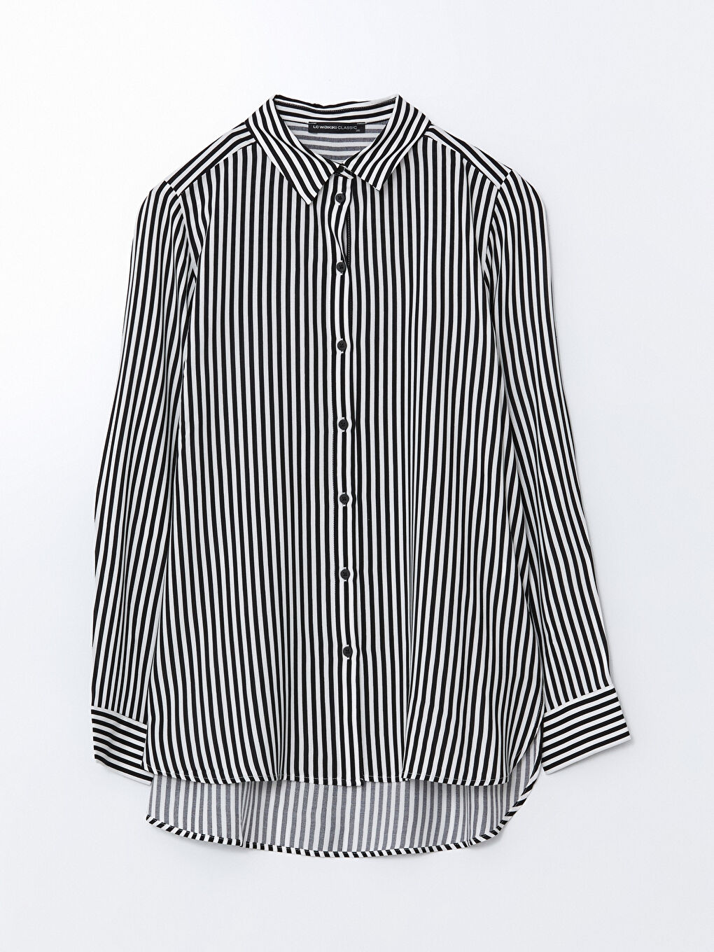 LCWAIKIKI Classic Striped Women's Shirt -W54349Z8-LEG