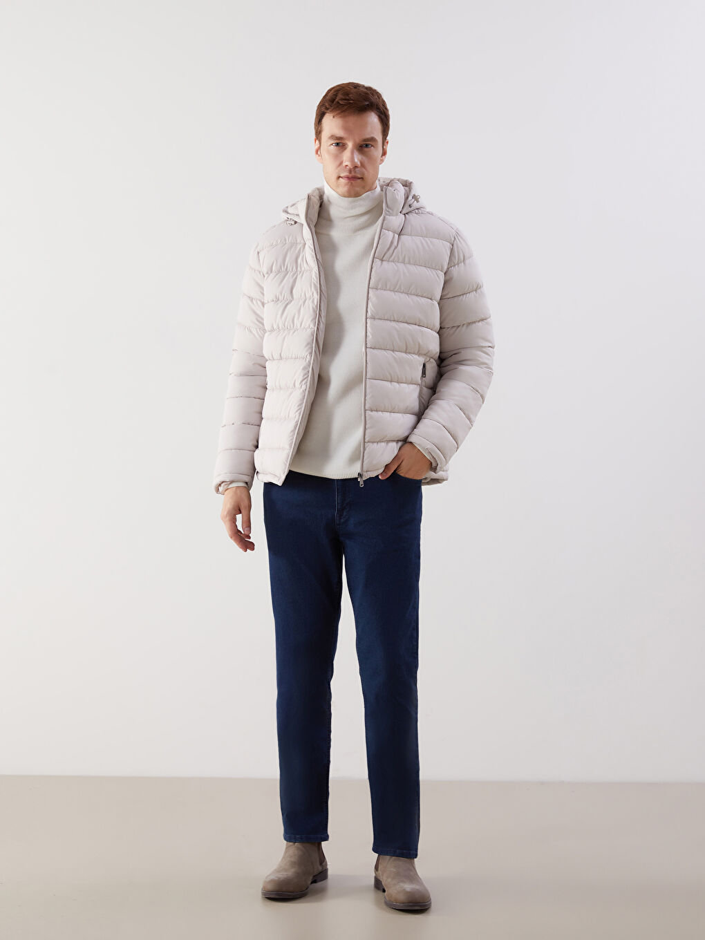 Standard Fit Men's Puffer Coat-1