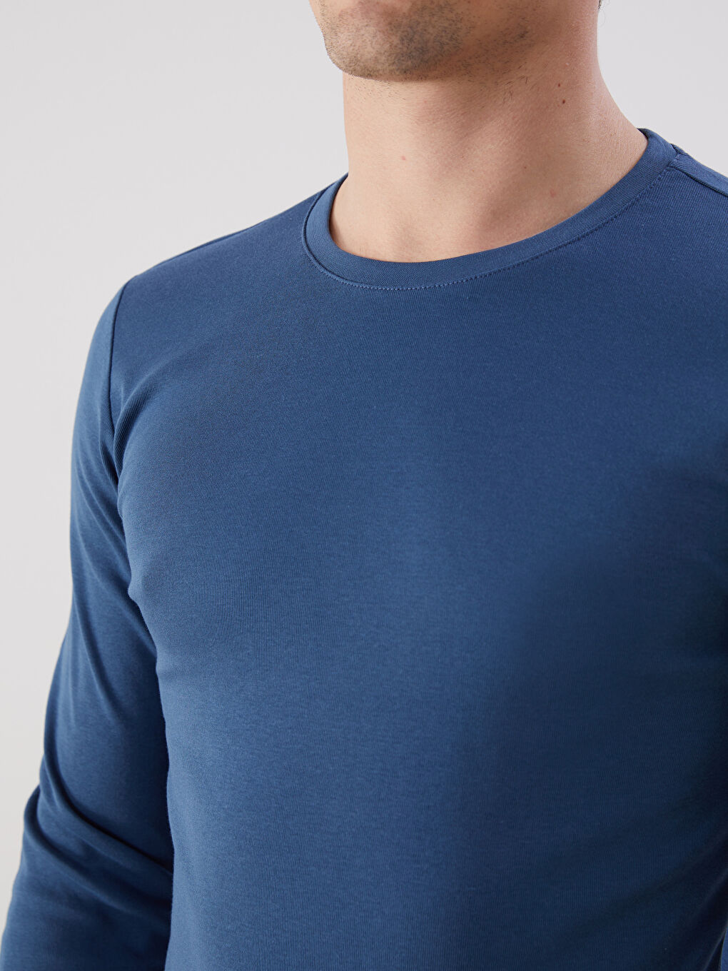 Crew Neck Men's Sweatshirt -W54374Z8-PJG