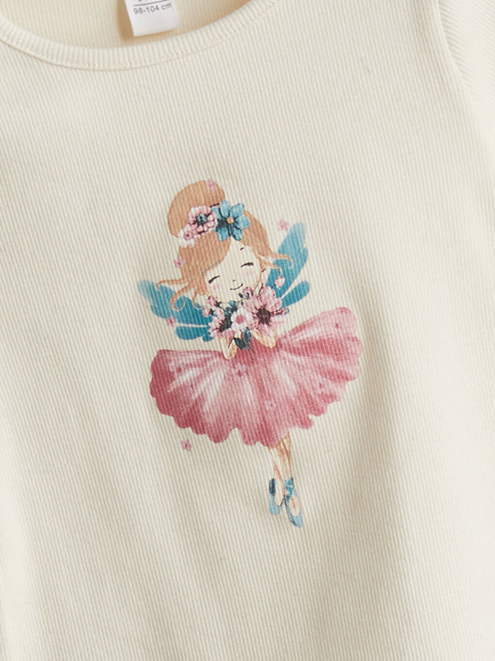 LCW Kids Printed Girls' T-Shirt -W54404Z1-FRC