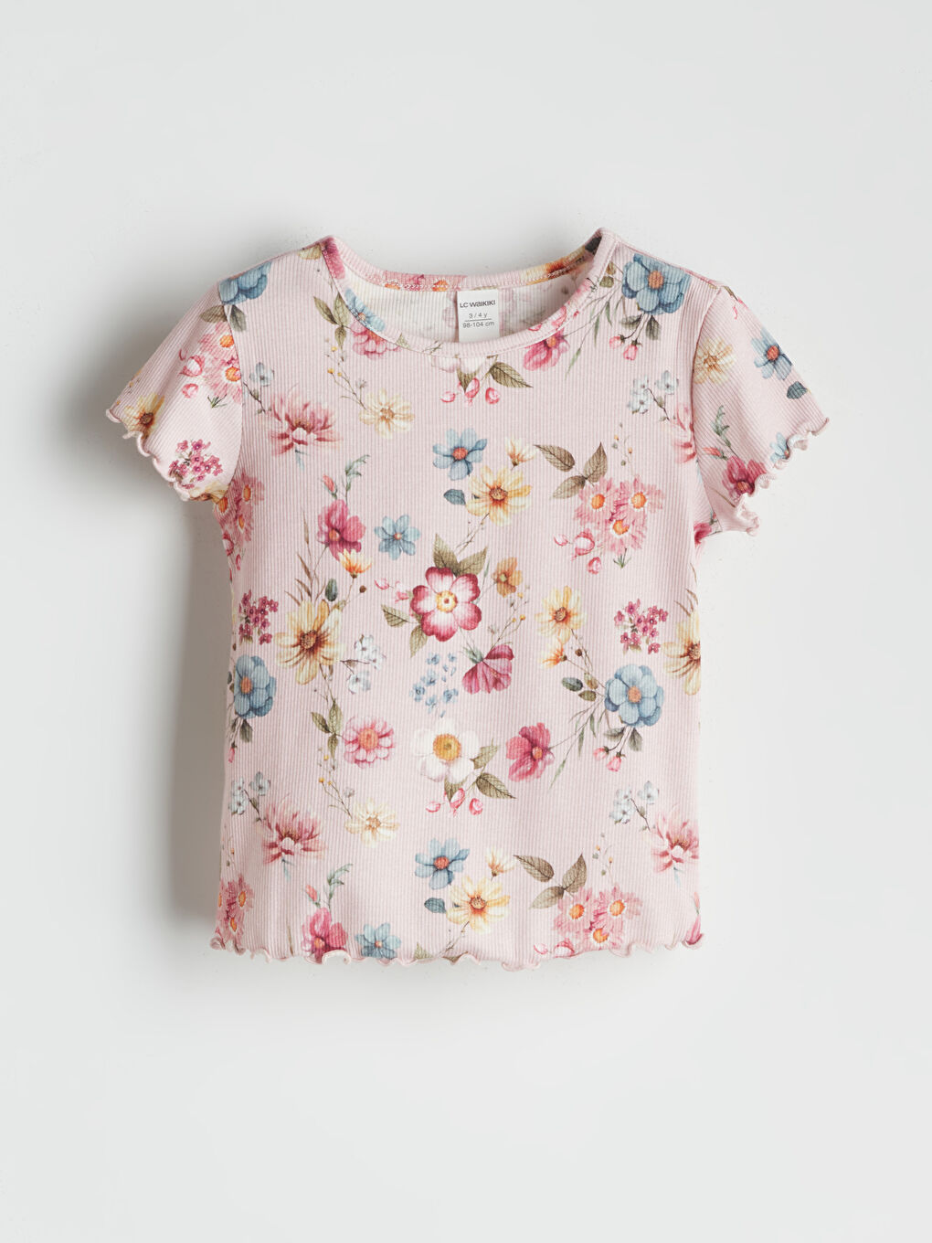 LCW Kids Girl PINK T-Shirt -W54405Z1-LT4