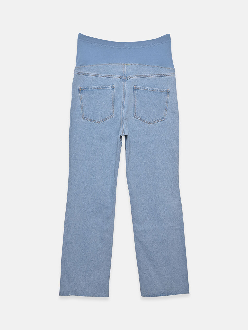 Jean de maternité à panneau abdominal-1