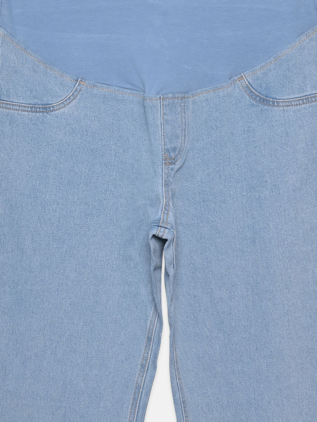 Jean de maternité à panneau abdominal-2