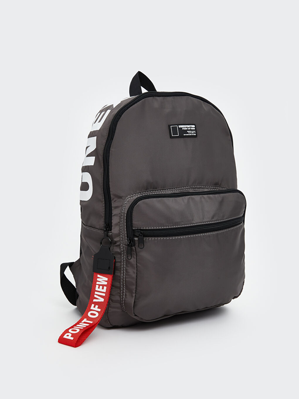 Gri Baskılı Erkek Sırt Çantası-1