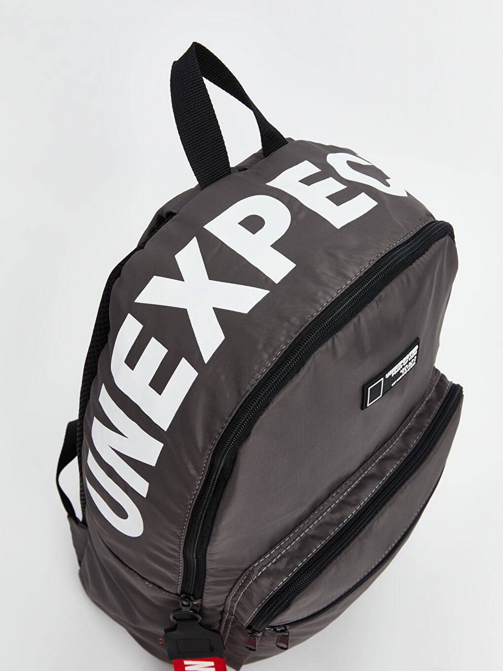 Gri Baskılı Erkek Sırt Çantası-3