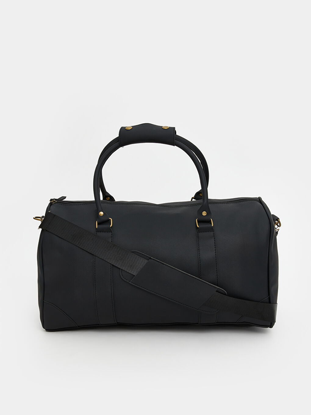 Faux Suede Men's Sports Bag-2