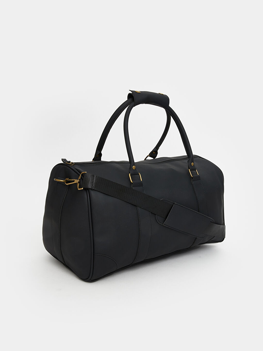 Faux Suede Men's Sports Bag-3