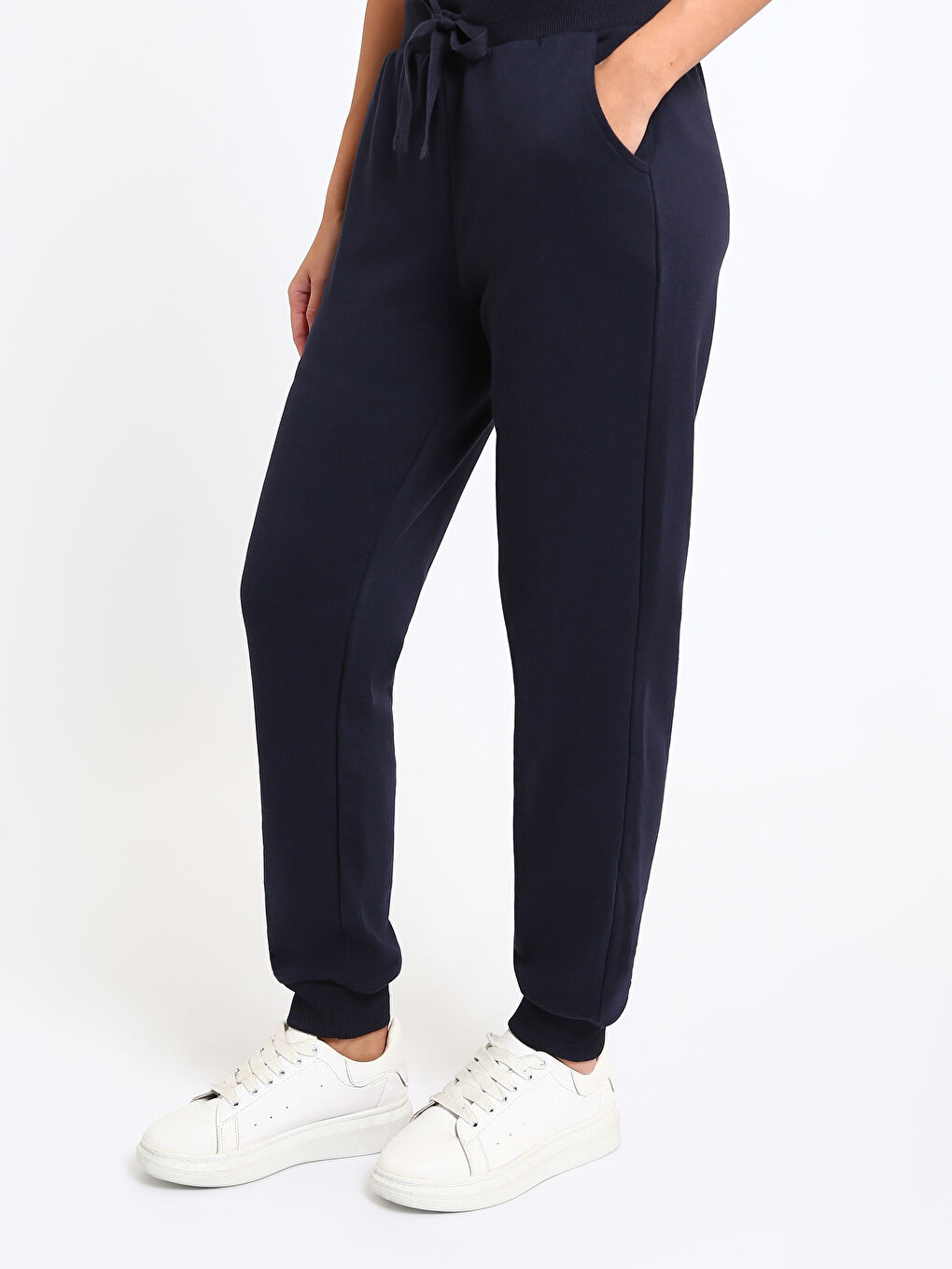 Pantalons de survêtement jogger à taille élastiquée pour Femmes-3