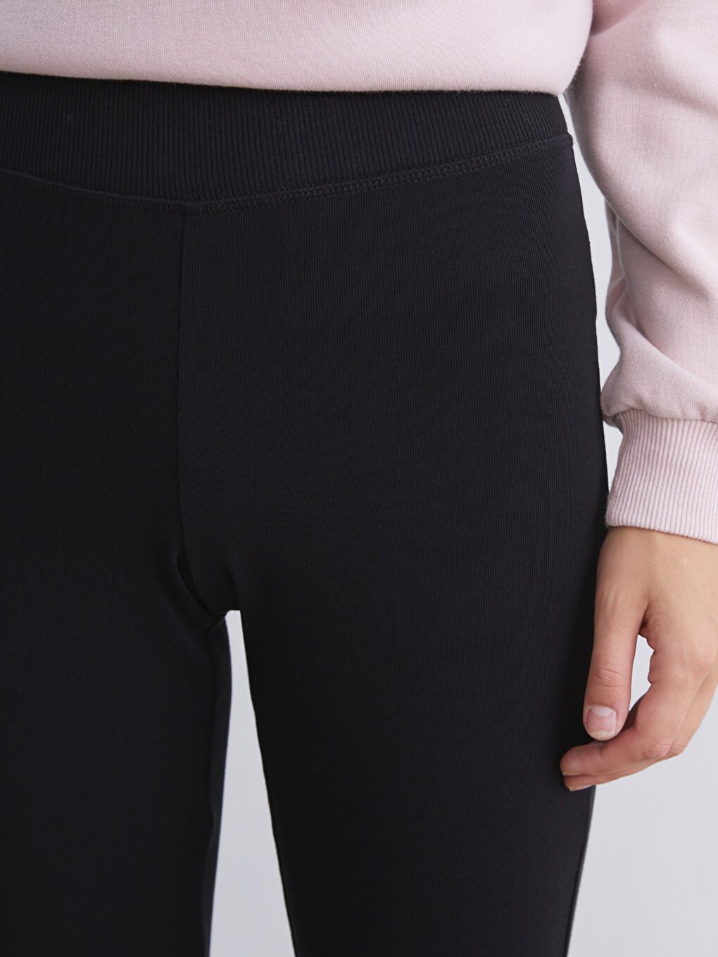 Elasticated Waist Flared Women's Sweatpants-2