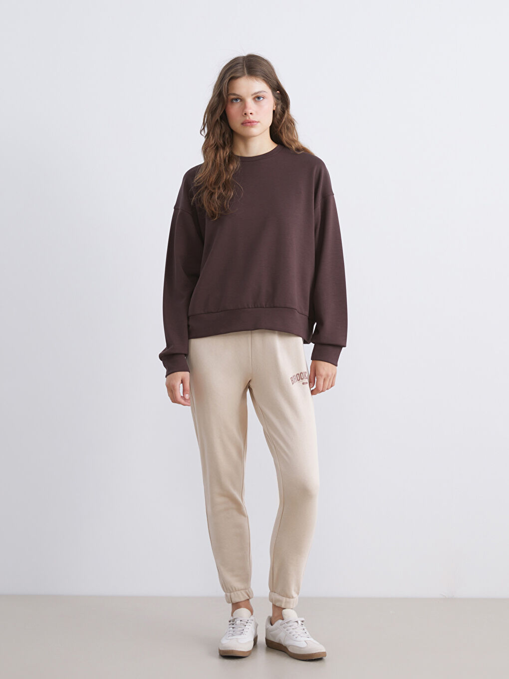 XSIDE Elasticated Waist Women's Jogger Sweatpants -W54462Z8-V3D