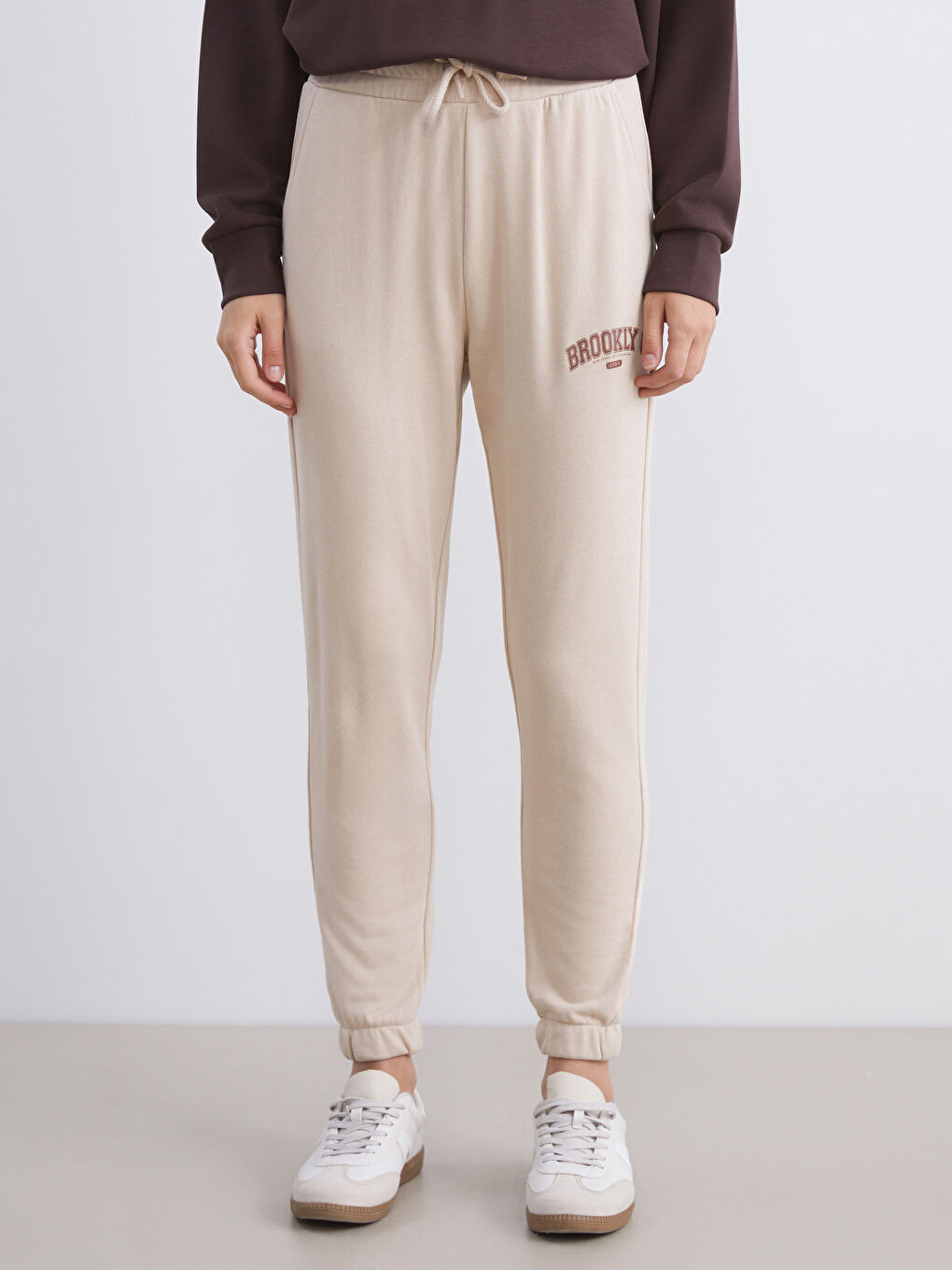 XSIDE Elasticated Waist Women's Jogger Sweatpants -W54462Z8-V3D