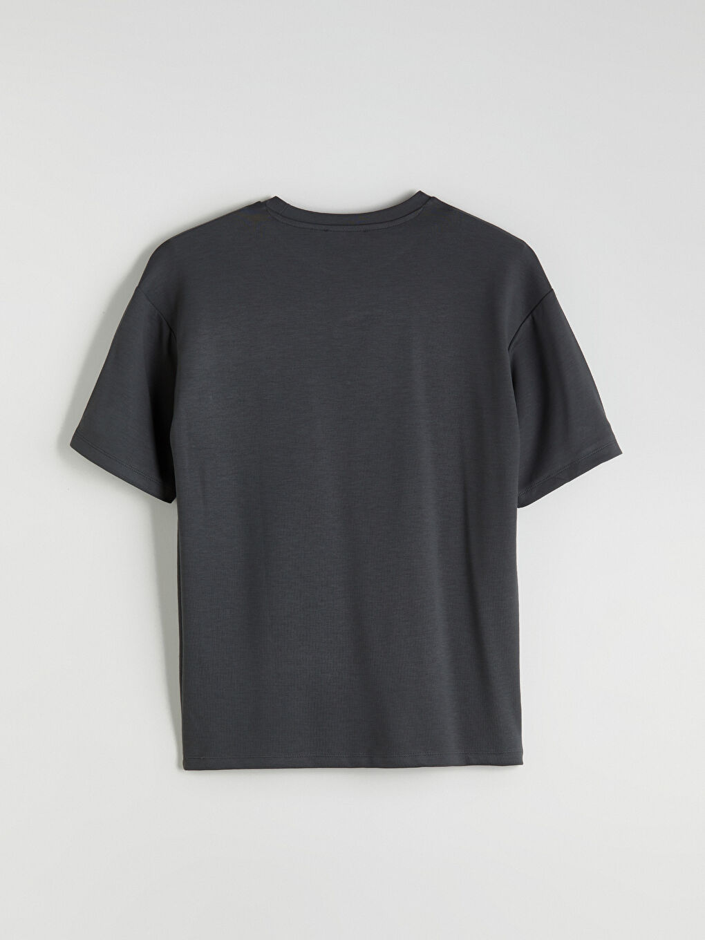 Yeşil Bisiklet Yaka Erkek Tişört-5